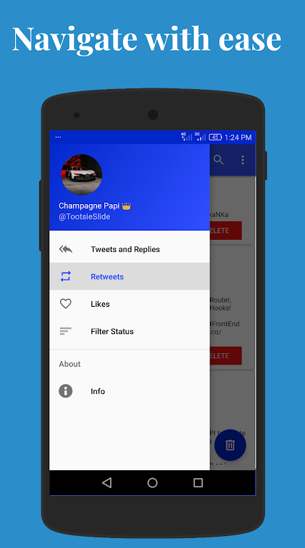 Tweet Delete Ảnh chụp màn hình 0