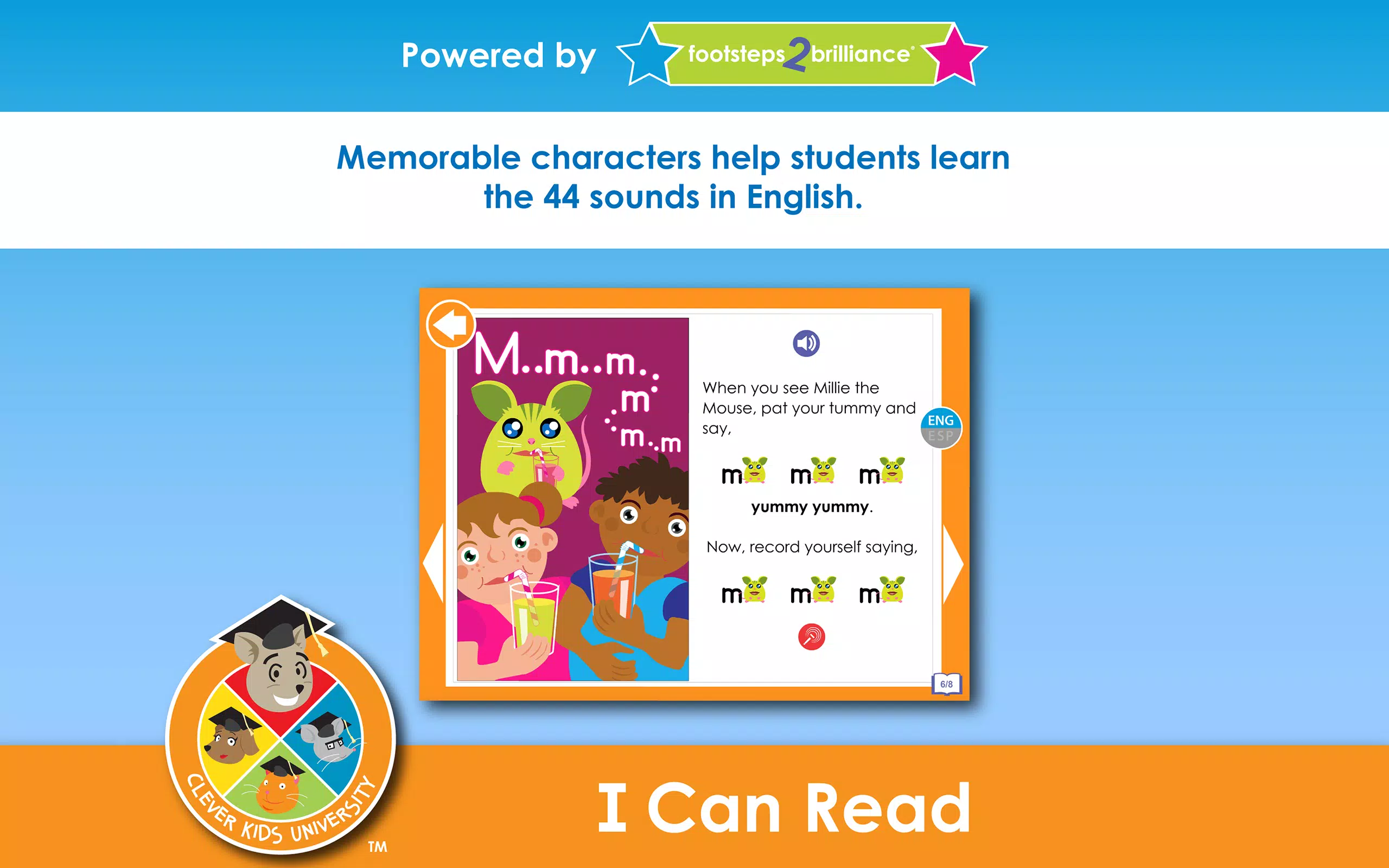 Clever Kids U: I Can Read ภาพหน้าจอ 1