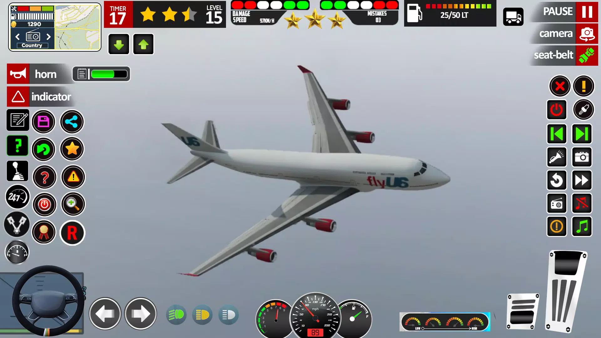 Plane Game Flight Simulator 3d Captura de pantalla 3