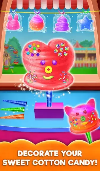 Schermata Cotton Candy Shop: Candy Maker 1