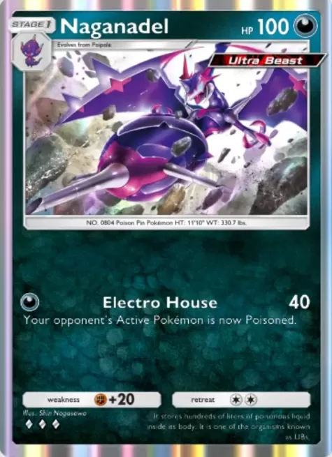 Naganadel Ultra Beast card artwork