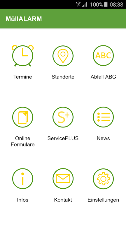 MüllAlarm App Screenshot 0