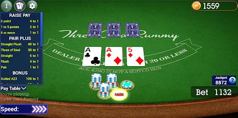 Schermata Vegas Three Card Rummy 1