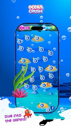 Ocean Crush Game - Match 3 Screenshot 2