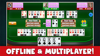 Canasta Plus Offline Card Game स्क्रीनशॉट 2