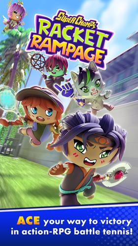 Super Champs: Racket Rampage Captura de pantalla 0