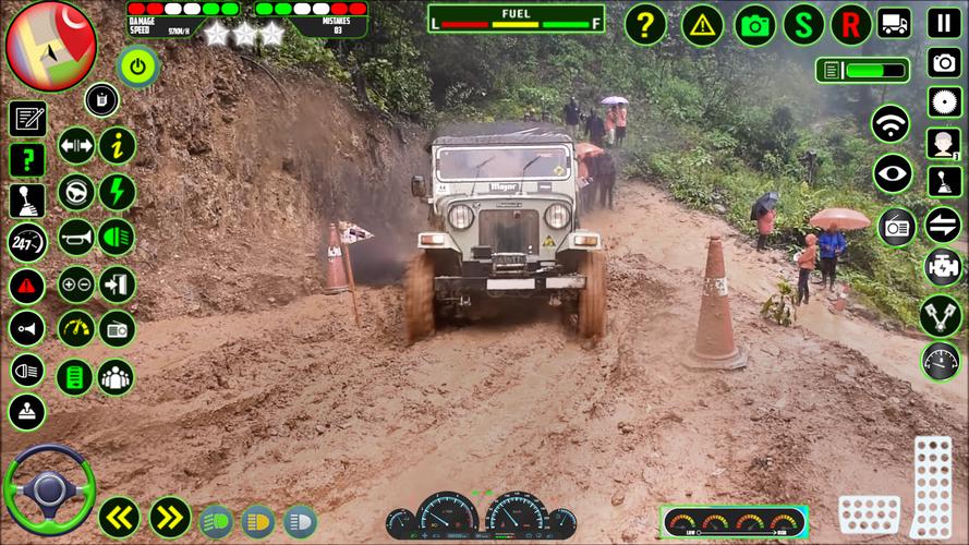 Offroad Jeep Driving Sim 3D 스크린샷 2