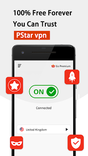PStar VPN - Unlimited Fast Proxy スクリーンショット 0