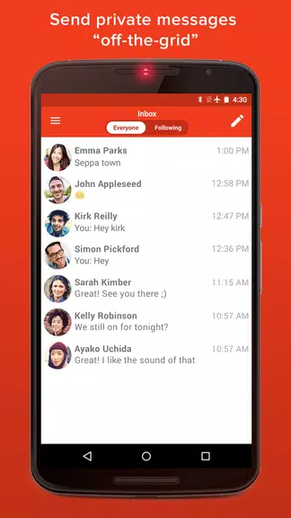FireChat Schermafbeelding 1