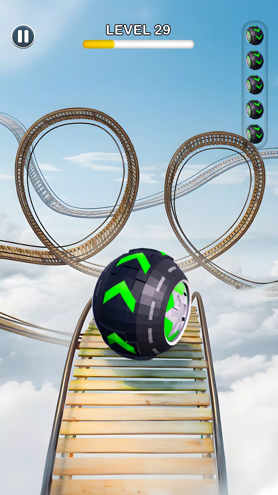 Rolling Ball Sky Escape Ảnh chụp màn hình 1