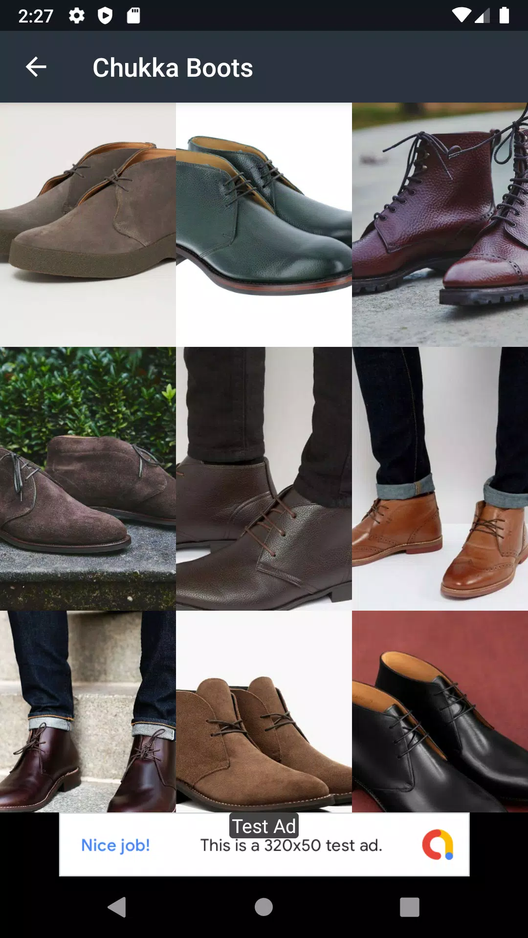 Chukka Boots Ideas স্ক্রিনশট 1