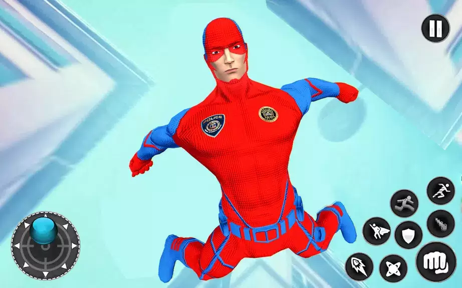 Captain Super Hero Man Game 3D Screenshot 0