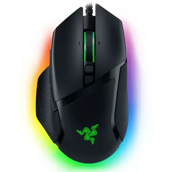 Razer - Basilisk V3 Chuột trò chơi quang học có ánh sáng Chroma RBG - Wired - Black