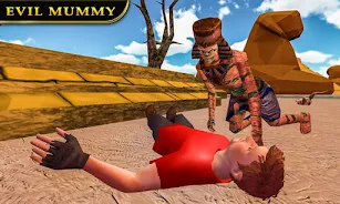 Superhero Mummy Ancient War 3D Ekran Görüntüsü 3