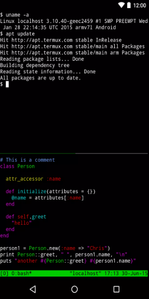 Termux Screenshot