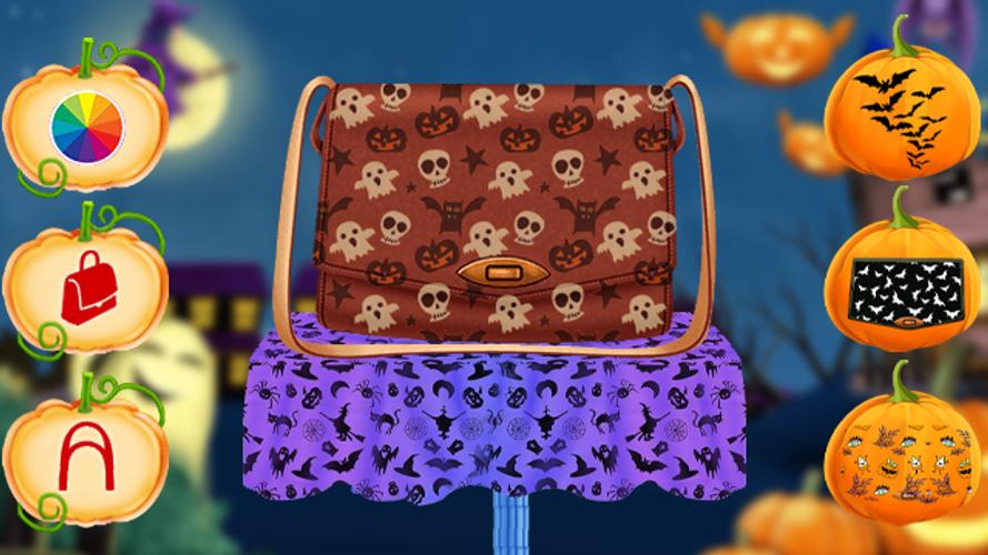 Halloween Makeup Salon Game Captura de pantalla 3