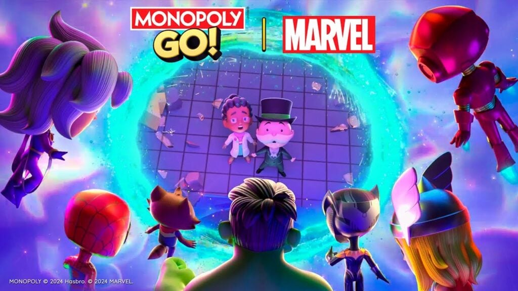 마블 슈퍼 히어로들이 Monopoly Go 협업에 타이쿤과 합류했습니다