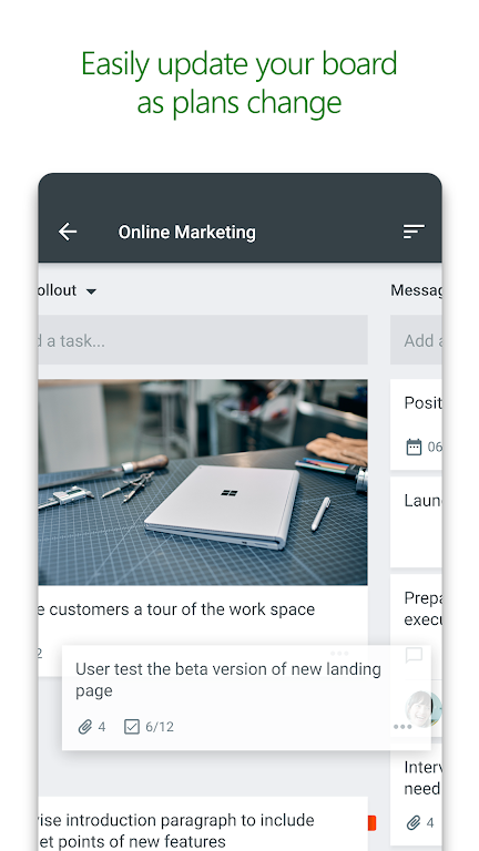 Microsoft Planner ภาพหน้าจอ 3
