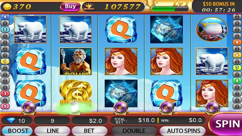 Slots Arctic:Free Slot Machine Captura de tela 0