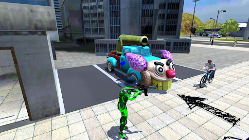 Schermata Rope Frog Ninja Hero Car Vegas 3