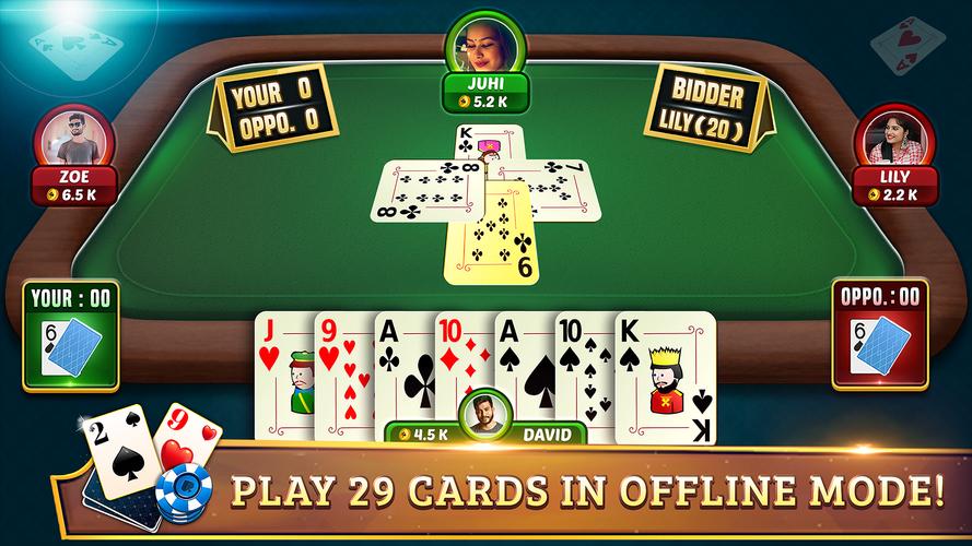 29 Card Game Plus 螢幕截圖 0