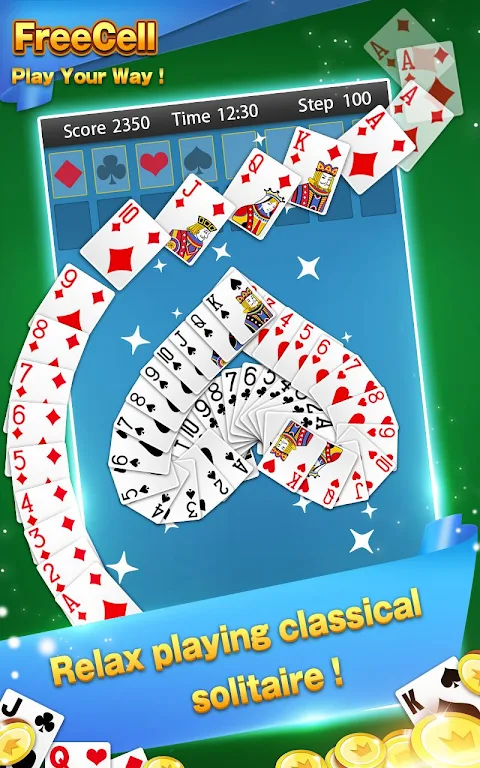 Solitaire - FreeCell Card Game Captura de pantalla 2