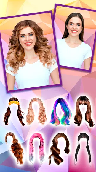 Woman Hairstyle Photo Editor Zrzut ekranu 2