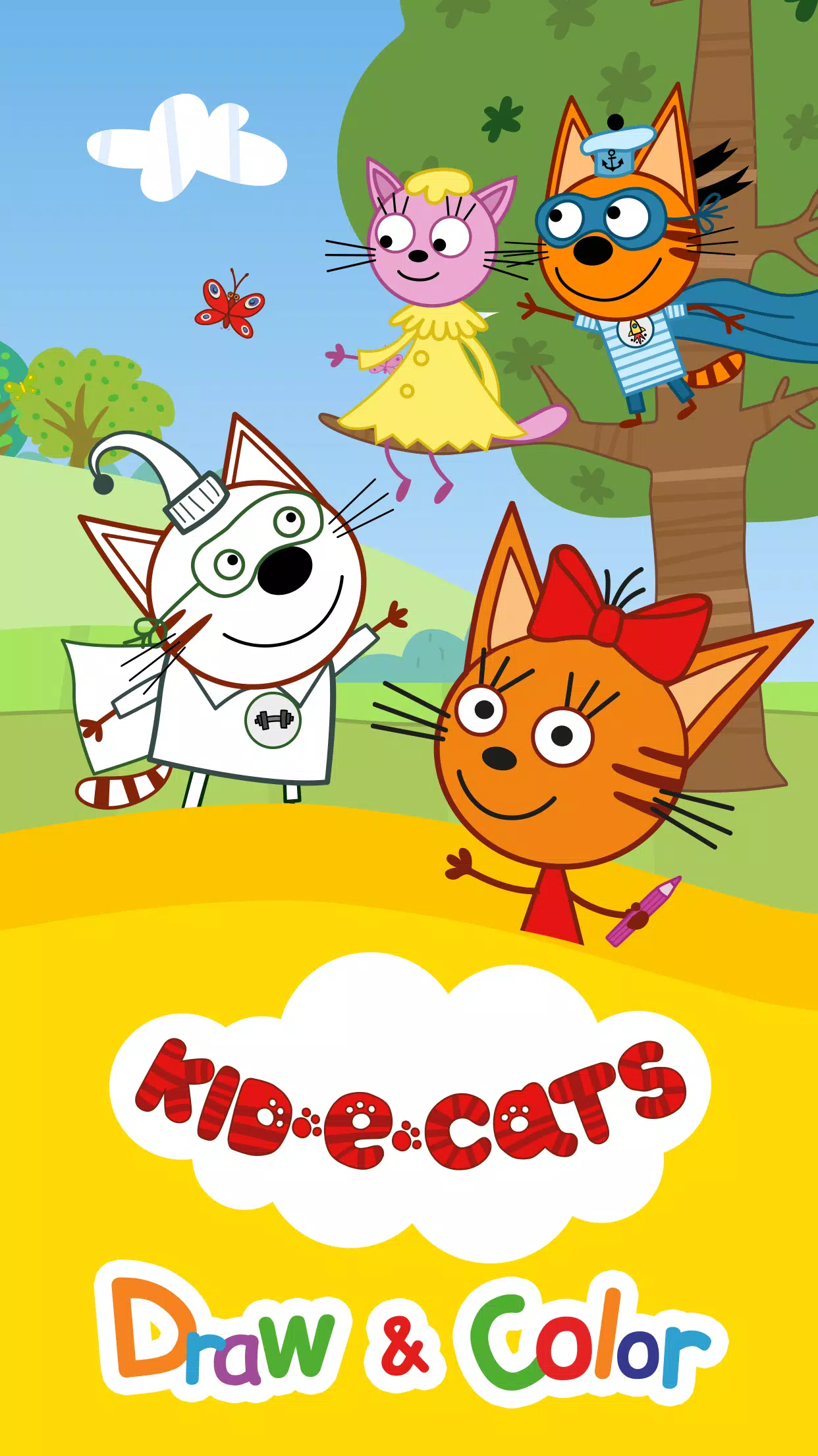 Kid-E-Cats: Draw & Color Games Tangkapan skrin 0