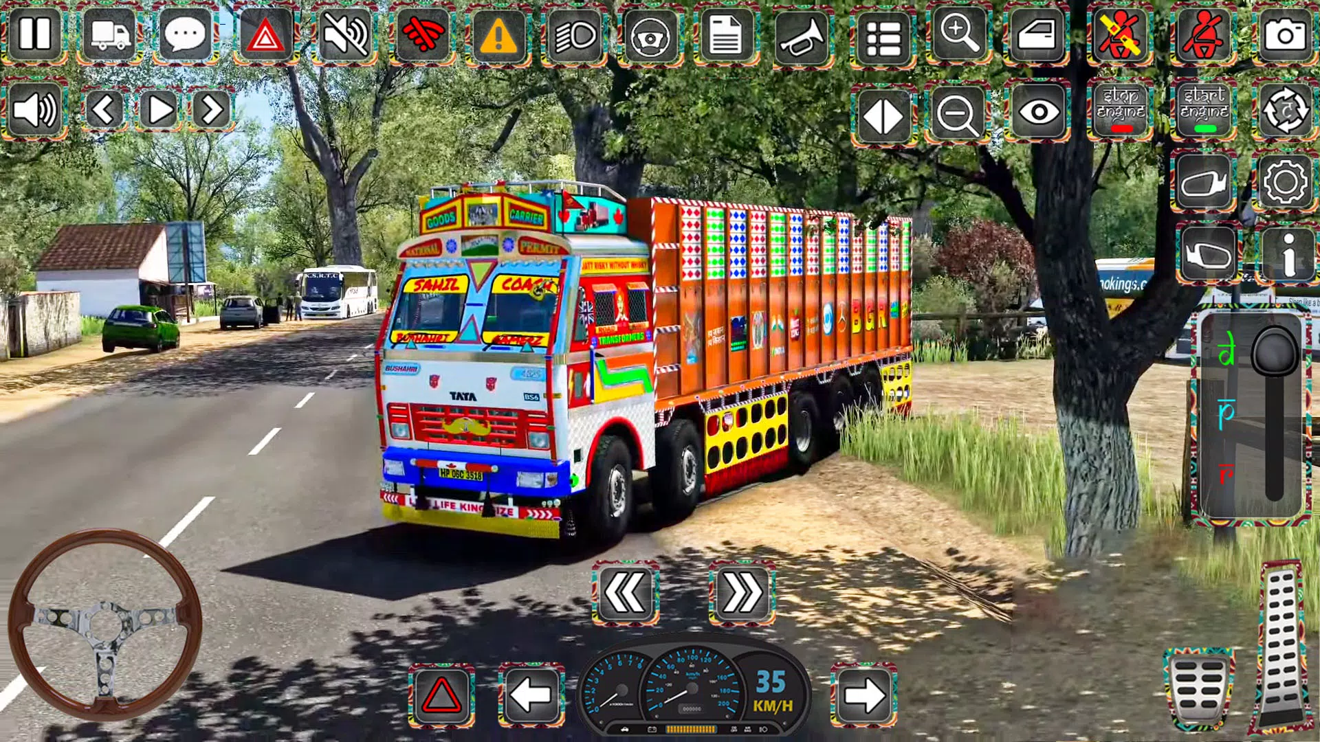 Indian Truck Driver Simulator Скриншот 3