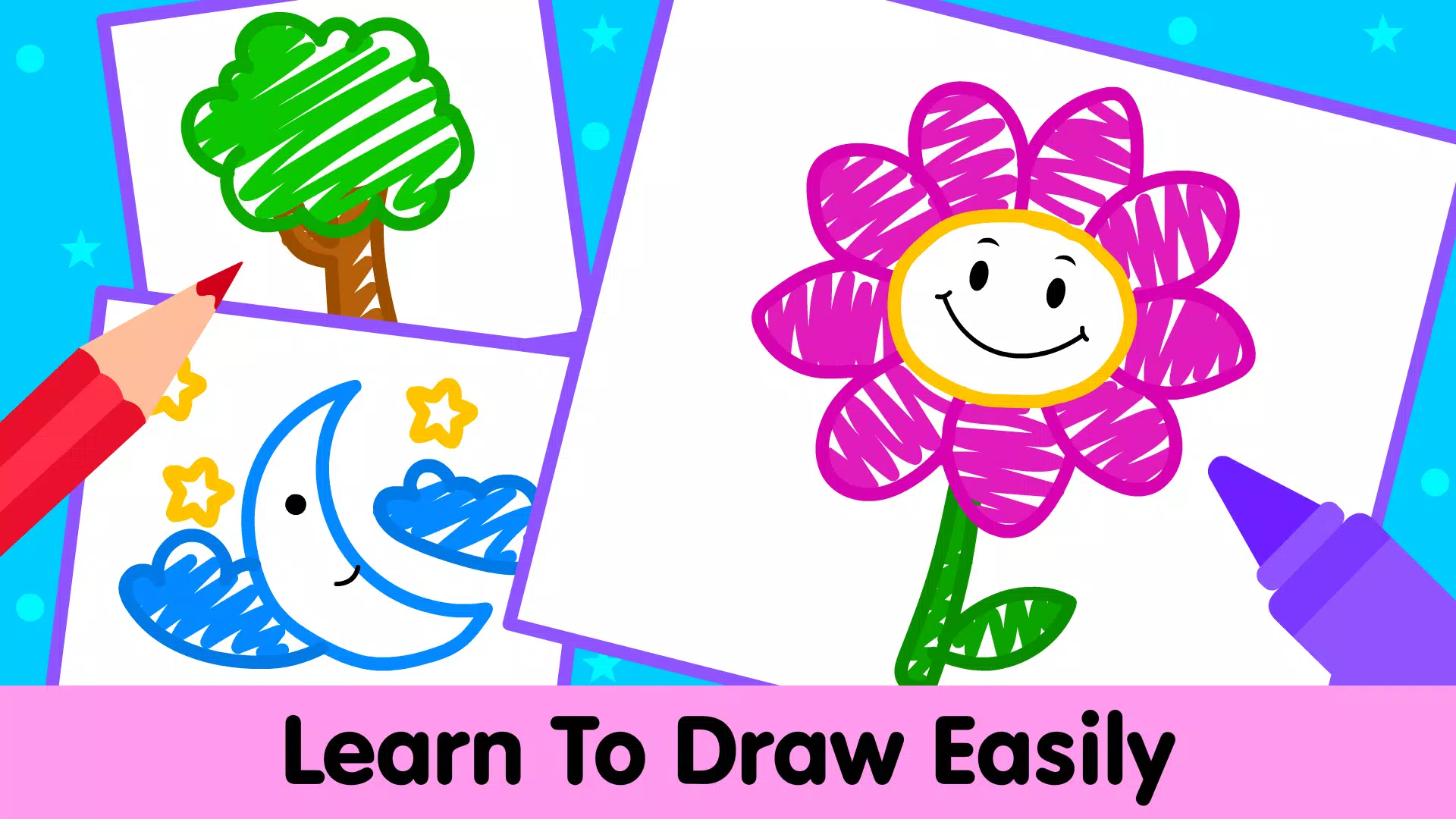 Kids Drawing & Painting Games Captura de tela 1