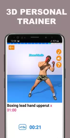 Kickboxing fitness Trainer Captura de tela 3