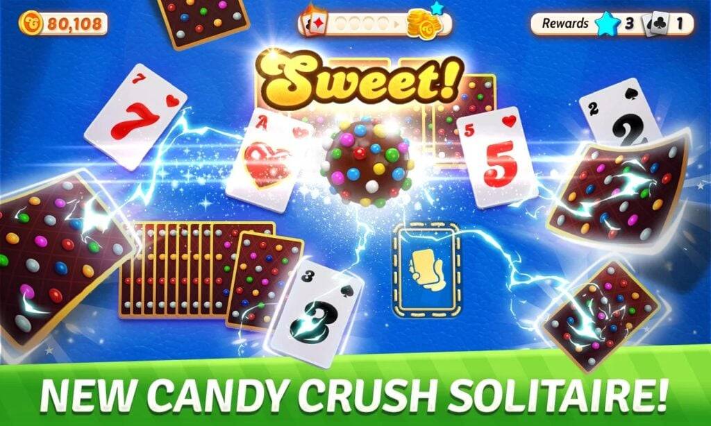 Candy Crush Solitaire: Nuovo gioco di Tripeaks mobili