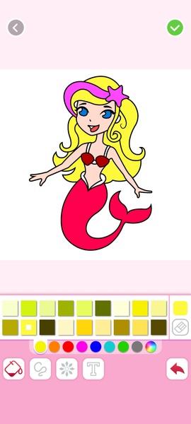 Mermaids Coloring Zrzut ekranu 3