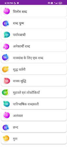 हिन्दी व्याकरण - Hindi Grammar Screenshot 2