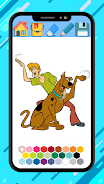 Scooby coloring doo cartoon ga 스크린샷 3