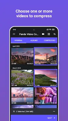 Panda Video Compress & Convert স্ক্রিনশট 1