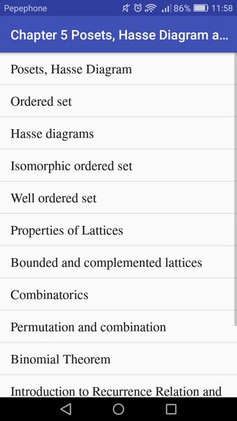 Discrete Mathematics 螢幕截圖 1