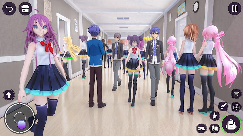 Sakura High School Girls Games ภาพหน้าจอ 0