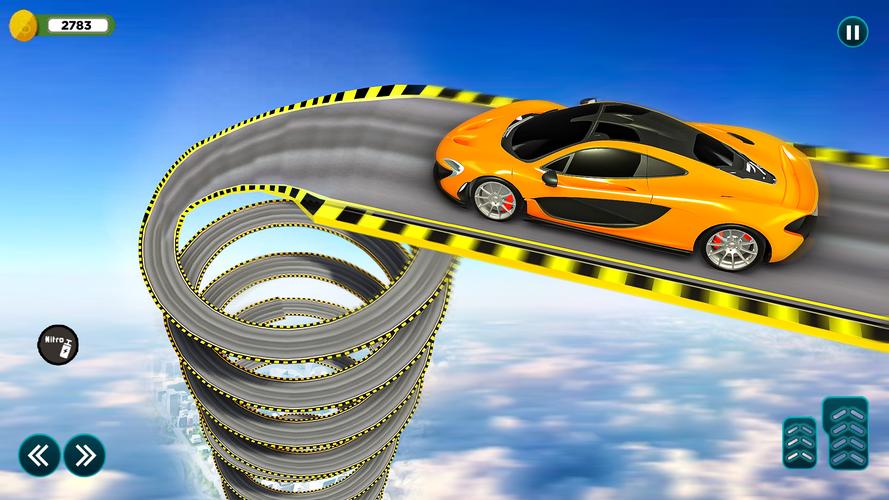 Stunt Car Race Simulator Games Captura de tela 0