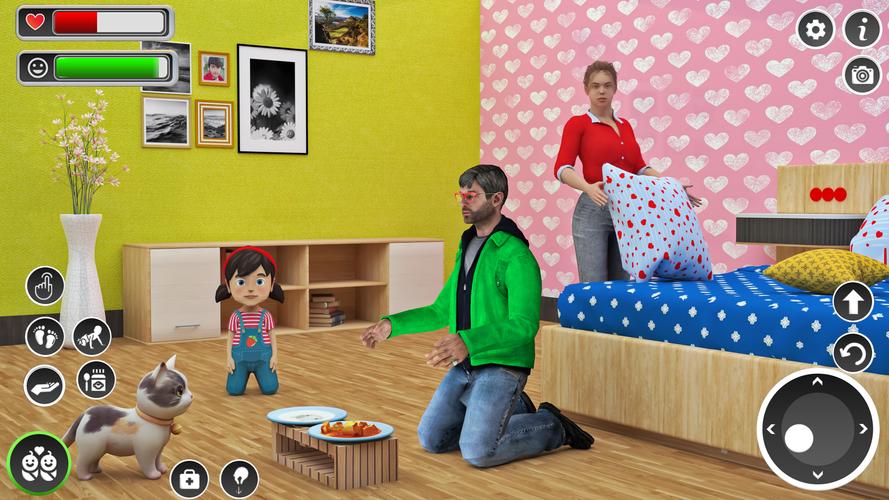 Virtual Mom Dad: Baby Games ภาพหน้าจอ 1