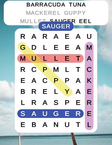 Word Search - Puzzle Game Mod स्क्रीनशॉट 2