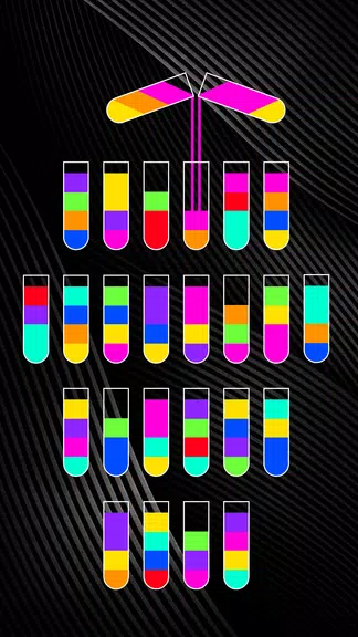 SortPuz 3D: Water Color Sort Tangkapan skrin 1