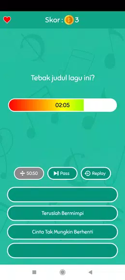 Game Tebak Lagu 螢幕截圖 2