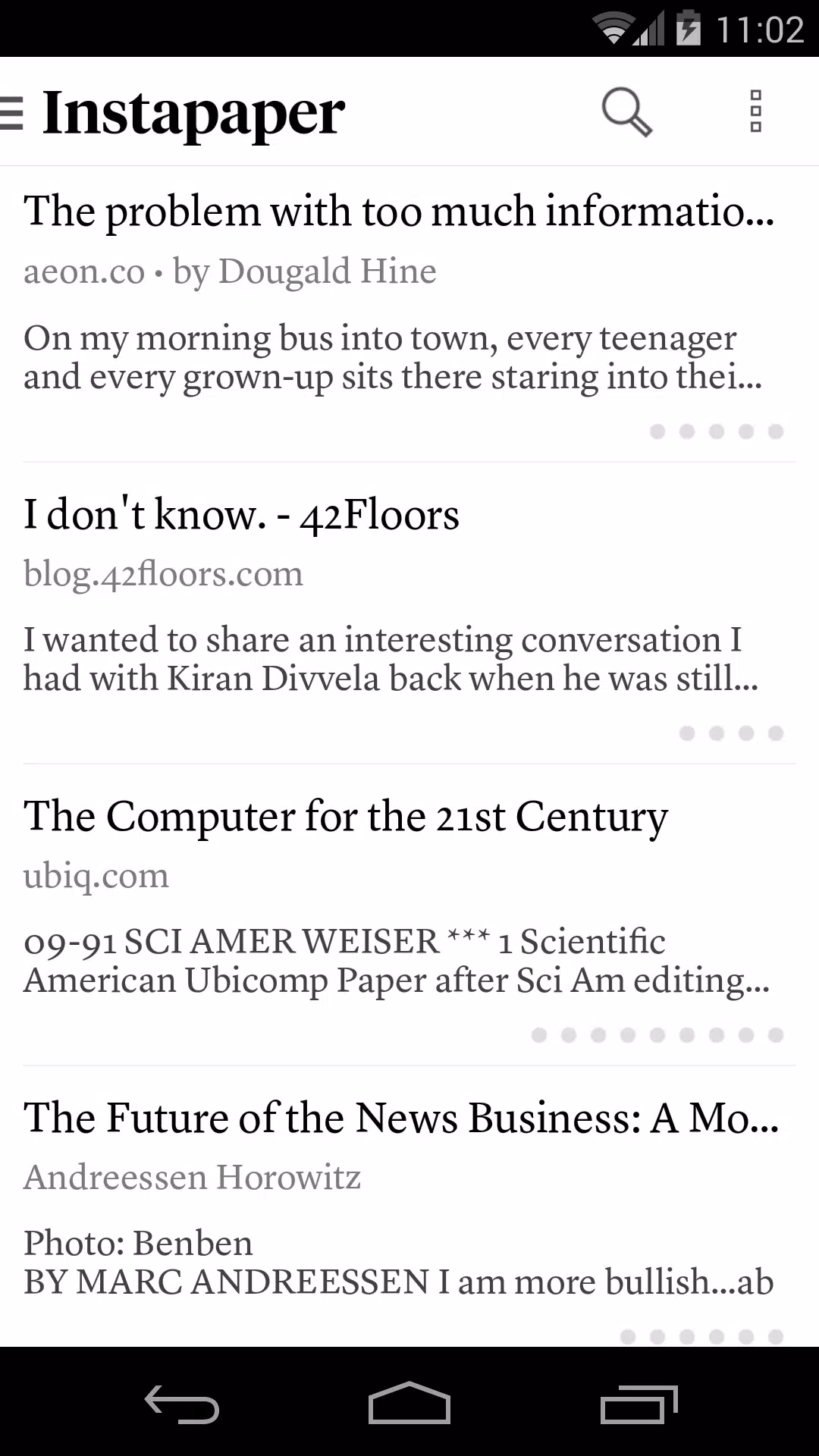 Instapaper Screenshot 0