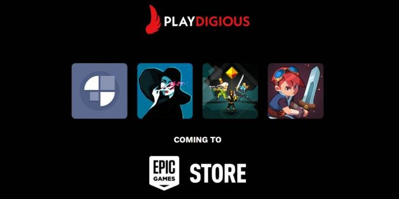 PlaydiGious จะเปิดตัวเกมสี่เกมบน Epic Games Store บน Android และ iOS