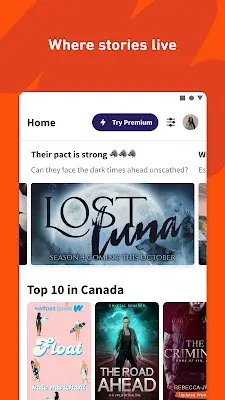 Wattpad - Read & Write Stories ဖန်သားပြင်ဓာတ်ပုံ 0