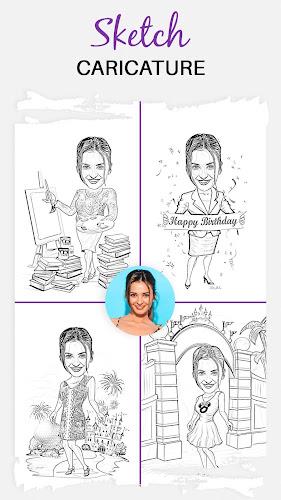 Photo Cartoon Caricature Maker Schermafbeelding 2