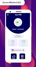 Blue VPN :Superfast VPN ဖန်သားပြင်ဓာတ်ပုံ 1