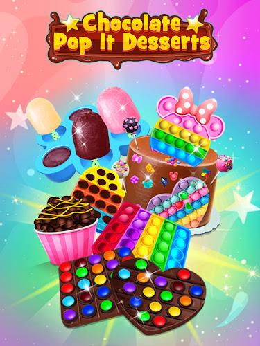 Chocolate Pop It Desserts স্ক্রিনশট 0