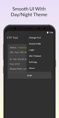 FTP Tool - FTP Server & Client Zrzut ekranu 3